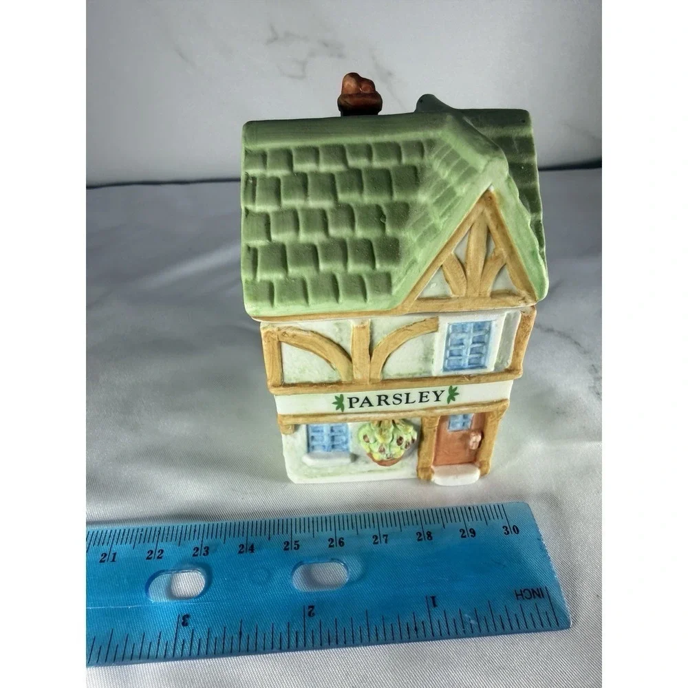 Vtg Spice Jar PARSLEY Country Kitchen Collection 1994 NIB House Cottage Core